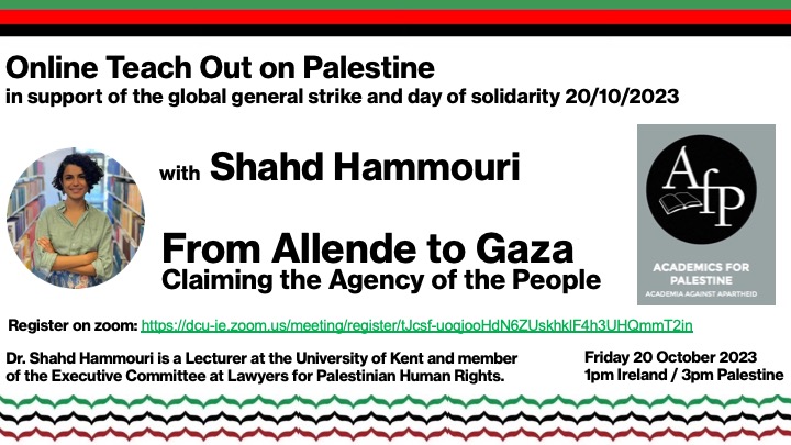 Online Teach Out on&nbsp;Palestine